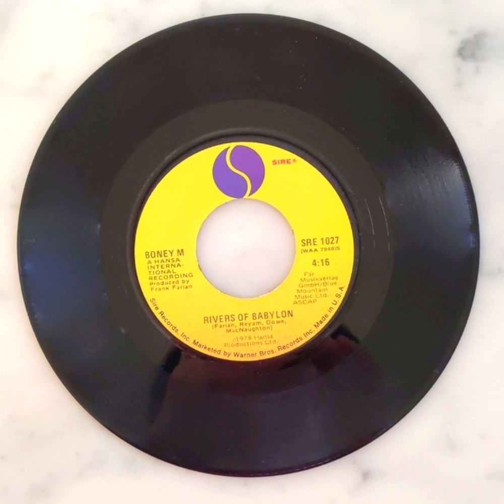 Vintage 1978 BONEY M: Rivers of Babylon and Brown Girl in the Ring.